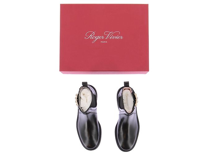 Roger Vivier Botines negros "Chelsea" - vista 9