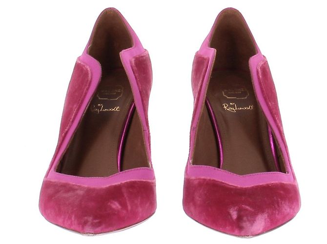 Autre Marque Décolleté in velluto rosa MALONE SOULIERS 38 EU - vista 4