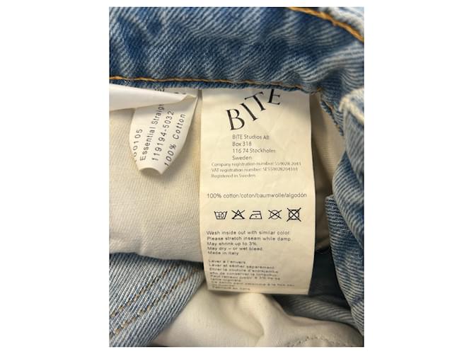 Autre Marque Jeans BITE de algodón azul talla 26 - vista 4