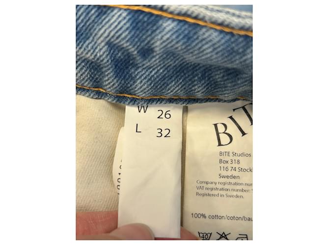 Autre Marque Jeans BITE de algodón azul talla 26 - vista 5
