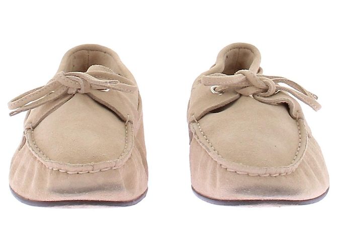 Autre Marque Beige Wildleder Bootsschuhe - Ansicht 2