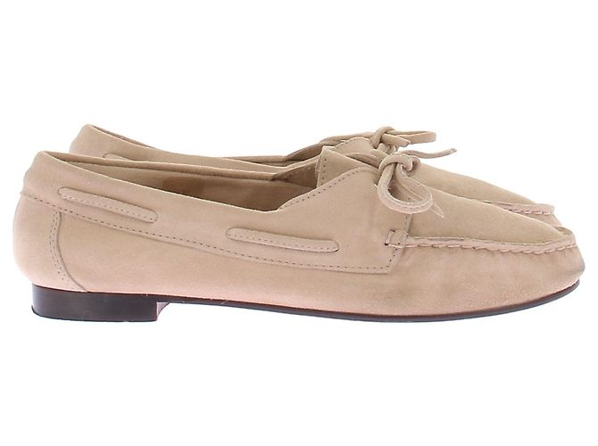 Autre Marque Beige Wildleder Bootsschuhe - Ansicht 4