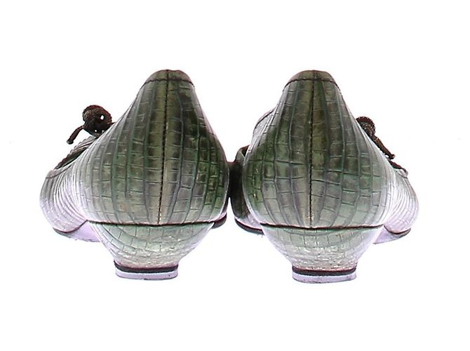 Bailarinas Miu Miu de piel verde Talla 38 - vista 5
