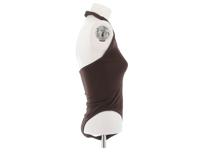 Autre Marque Body WITCHERY marrón de viscosa XS Castaño - vista 3