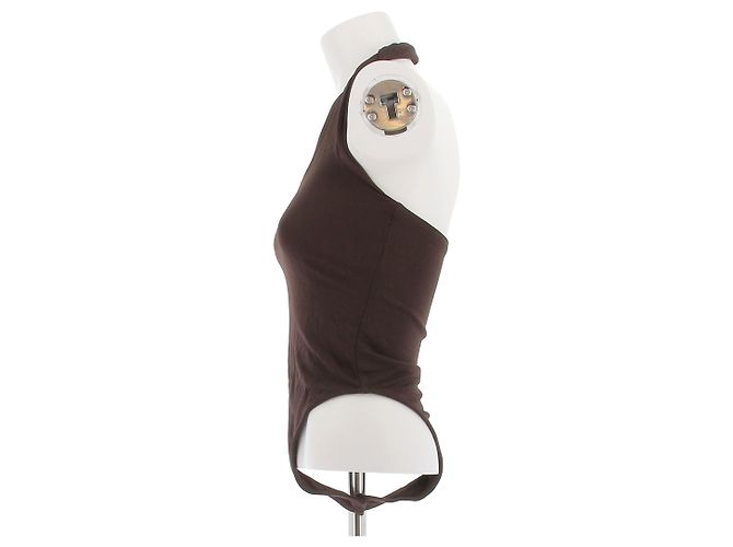 Autre Marque Body WITCHERY marrón de viscosa XS Castaño - vista 4