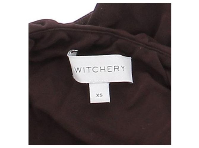 Autre Marque Body WITCHERY marrón de viscosa XS Castaño - vista 6