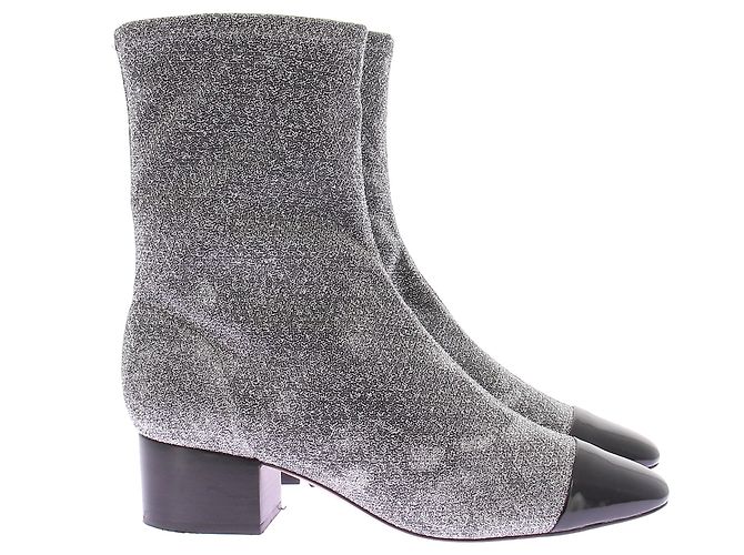 Schutz Botines de tacón plateados Plata - vista 2