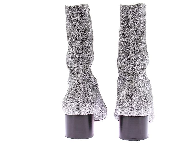 Schutz Botines de tacón plateados Plata - vista 5
