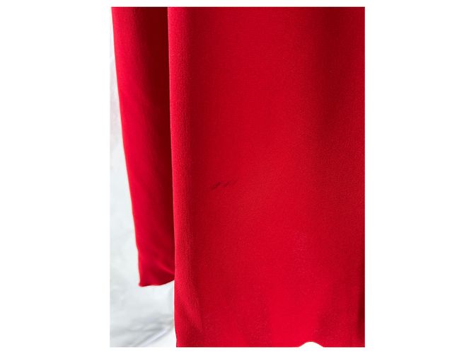 Autre Marque Rotes ärmelloses Midikleid - Ansicht 5