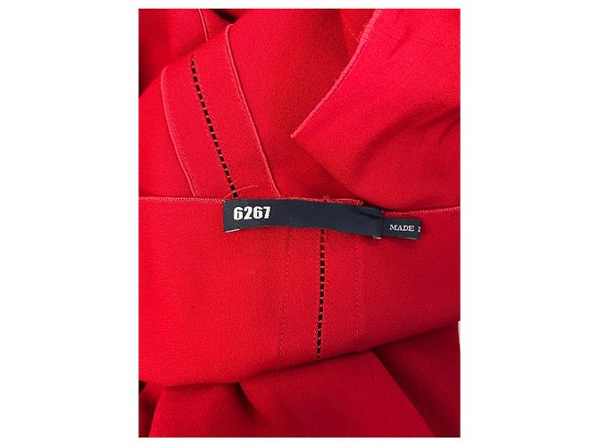 Autre Marque Rotes ärmelloses Midikleid - Ansicht 6