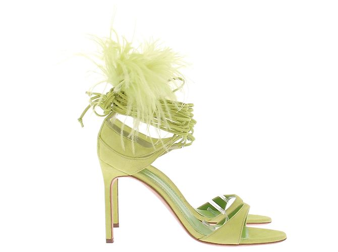 Autre Marque Grüne High Heels - Ansicht 2