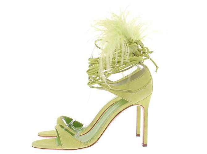 Autre Marque Grüne High Heels - Ansicht 3