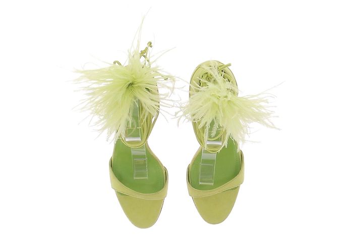 Autre Marque Grüne High Heels - Ansicht 6
