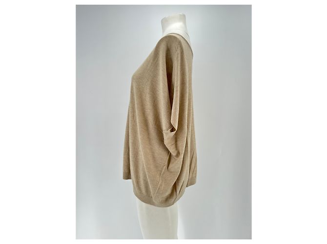 Vince Top de cashmere bege - vista 4