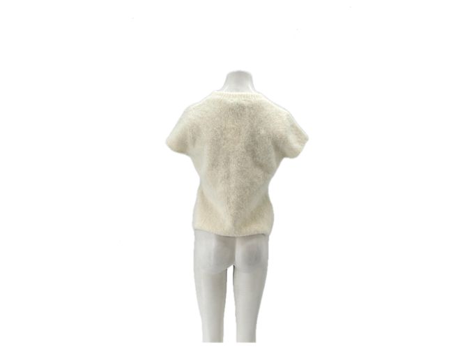 Autre Marque Top blanco sin mangas de alpaca - vista 2