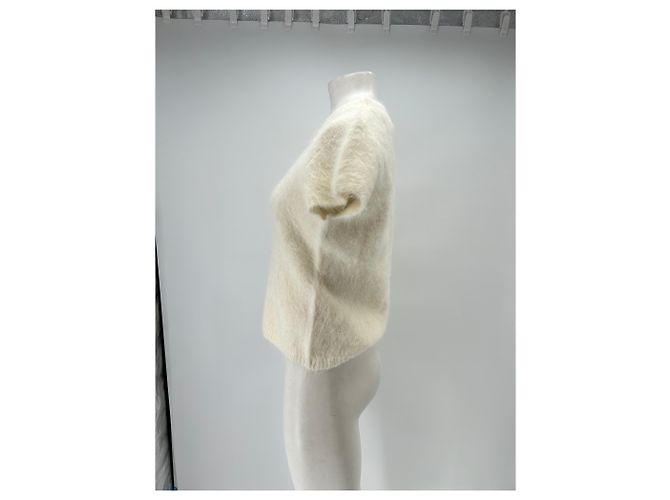 Autre Marque Top blanco sin mangas de alpaca - vista 4
