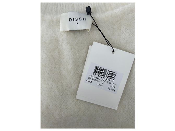 Autre Marque Top blanco sin mangas de alpaca - vista 5