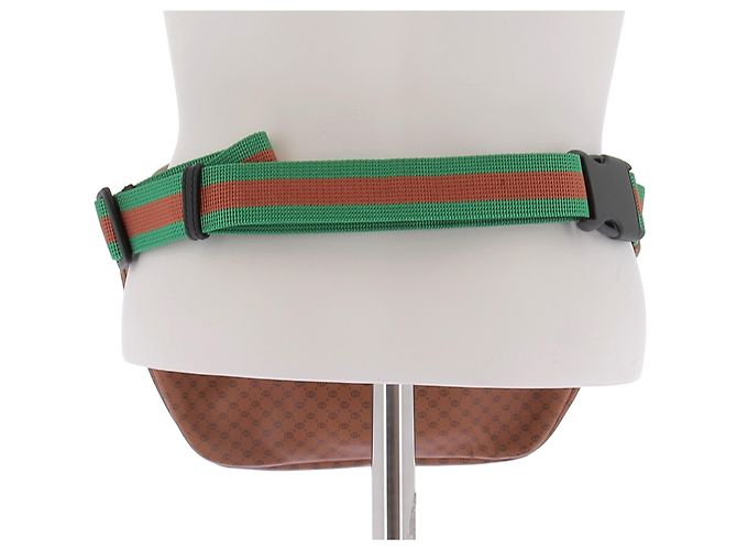 Borsa a vita Gucci in pelle marrone - vista 5