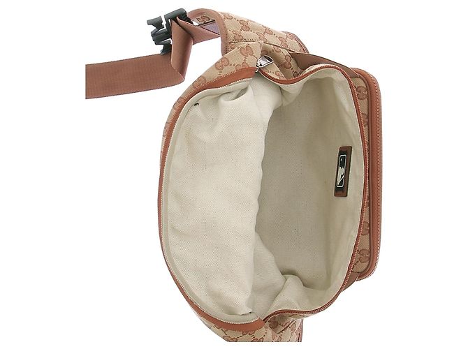 Borsa Banana Gucci Monogramma Marrone in Tela - vista 7