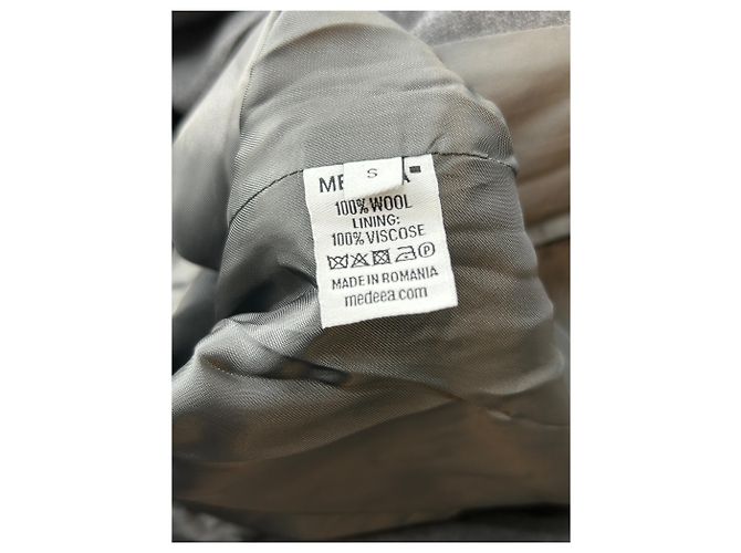 Autre Marque Blazer asimétrico gris de lana - vista 6