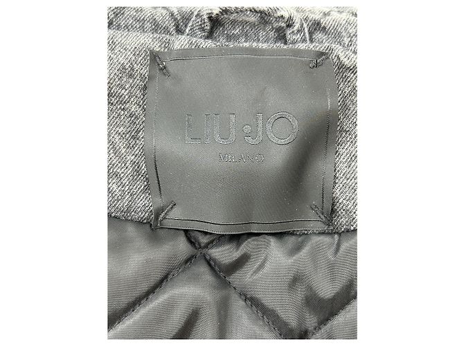 Liu.Jo Jeansjacke Grau mit Stickerei - Ansicht 5