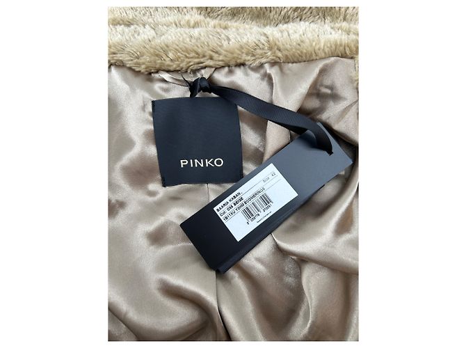 Pinko Kunstfellmantel braun - Ansicht 5