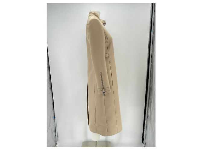Abrigo largo beige Courreges - vista 3