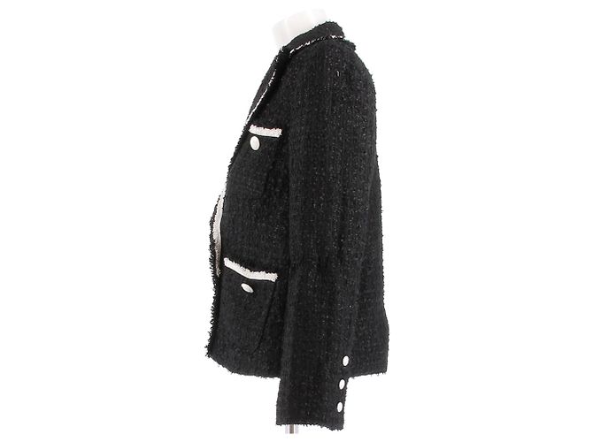 L'Agence Blazer Schwarz Weiß - Ansicht 4