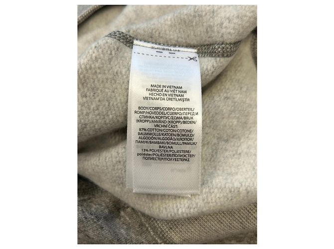 Ralph Lauren Pink Pony Pullover Grau Baumwolle S - Ansicht 6