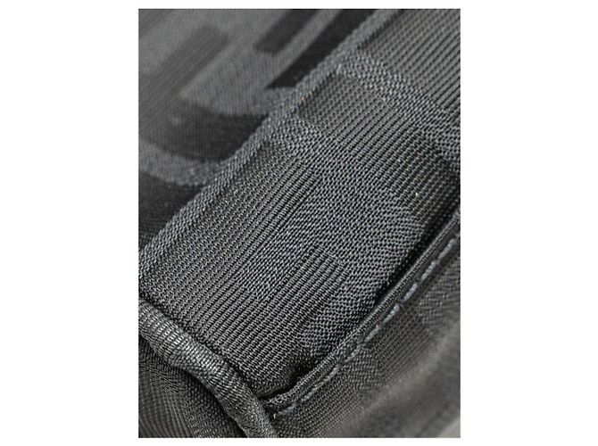 Fendi Borsa tote in nylon Zucca nera Nero - vista 10