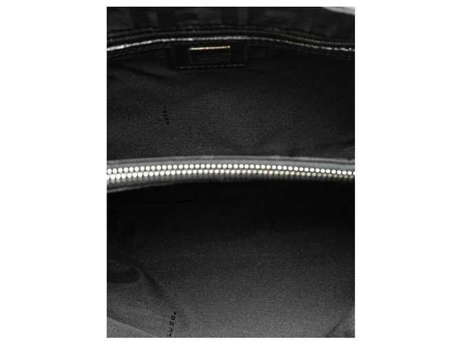 Fendi Borsa tote in nylon Zucca nera Nero - vista 5