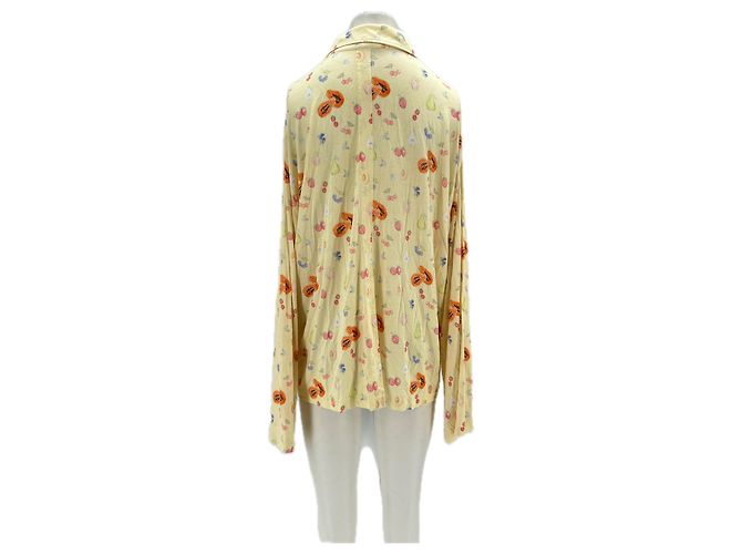Autre Marque Camisa amarilla con estampado Amarillo - vista 2