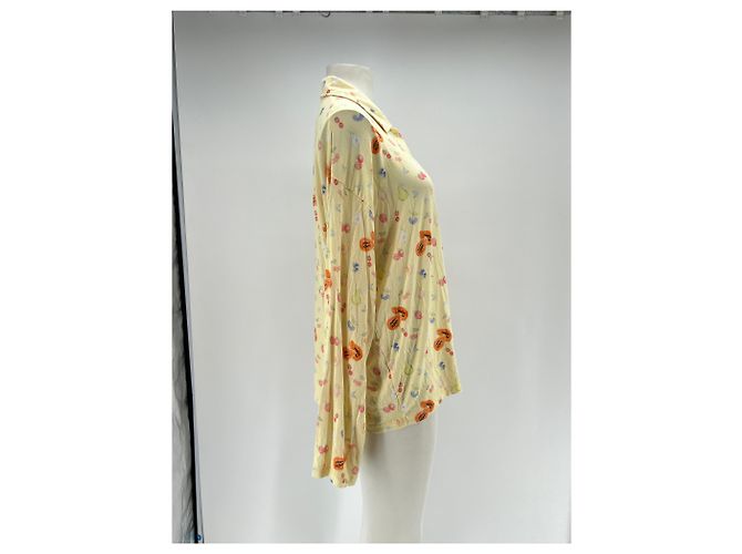 Autre Marque Camisa amarilla con estampado Amarillo - vista 3