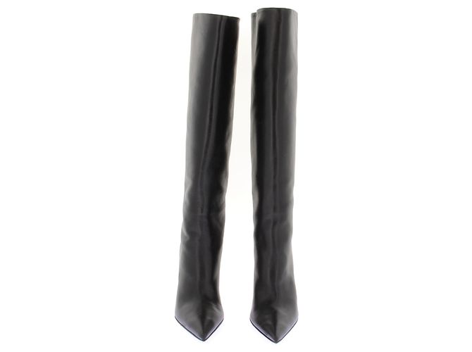 Autre Marque Botas de tacón negras Negro - vista 4