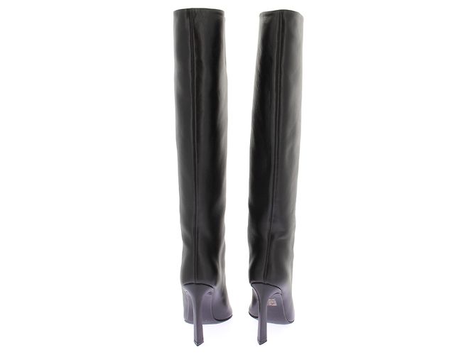 Autre Marque Botas de tacón negras Negro - vista 5