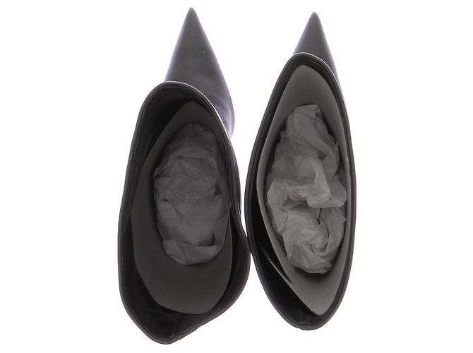 Autre Marque Botas de tacón negras Negro - vista 6
