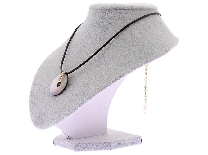 Autre Marque Collana pendente "Billie" Nero - vista 5