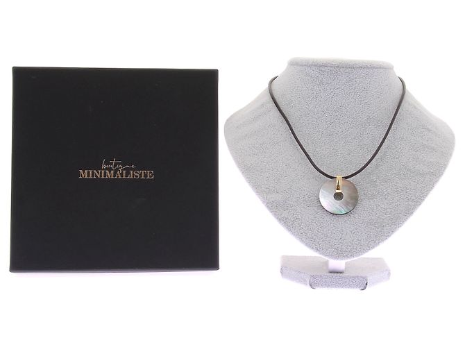 Autre Marque Collana pendente "Billie" Nero - vista 6