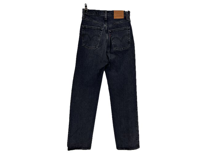 Levi's Jeans negro "Ribcage Straight Ankle" - vista 2