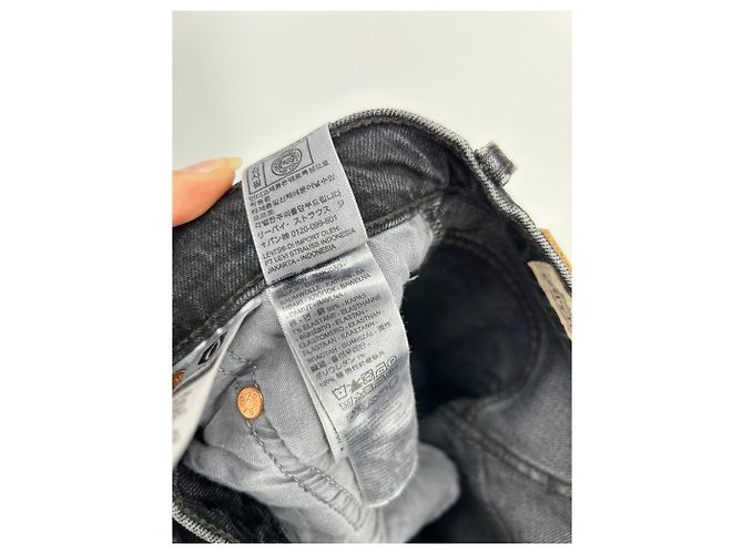 Levi's Jeans negro "Ribcage Straight Ankle" - vista 4