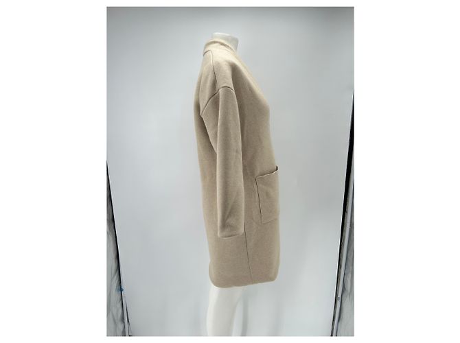 Autre Marque Abrigo beige de cachemira y lana - vista 3