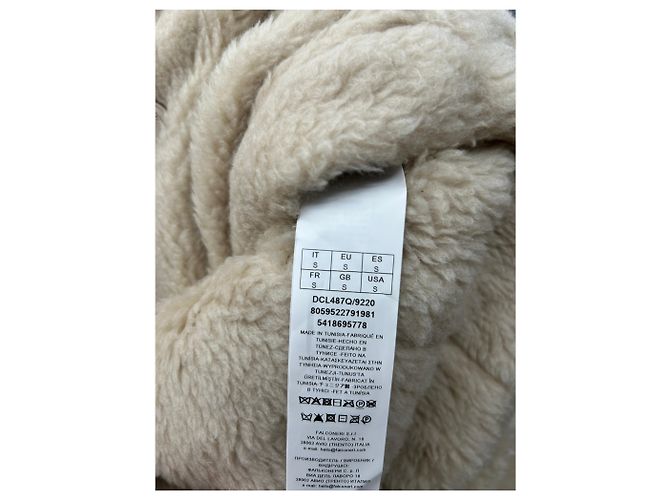 Autre Marque Abrigo beige de cachemira y lana - vista 6