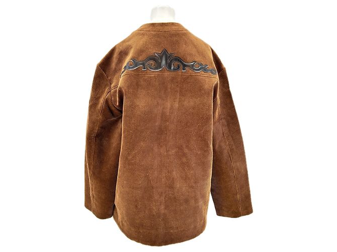 Autre Marque Cordjacke Braun - Ansicht 2