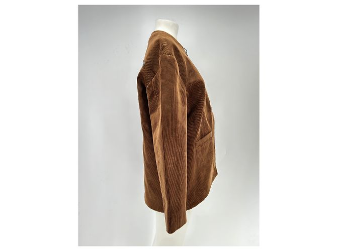Autre Marque Cordjacke Braun - Ansicht 3