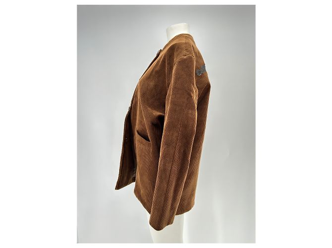 Autre Marque Cordjacke Braun - Ansicht 4