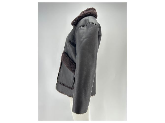 Autre Marque Abrigo de shearling negro TRESSÉ - vista 4