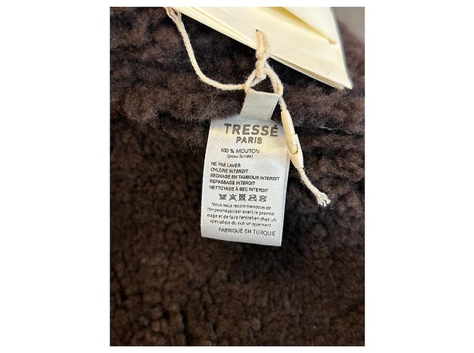 Autre Marque Abrigo de shearling negro TRESSÉ - vista 6