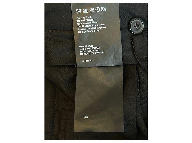 Autre Marque Pantalón negro de lana - vista 4