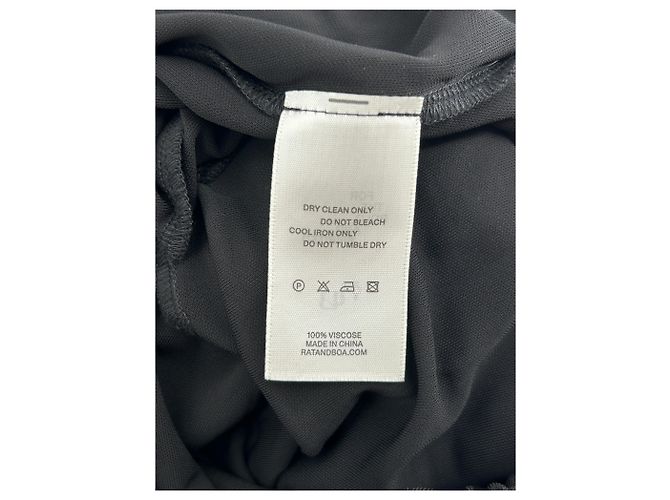 Rat & Boa Hose aus schwarzer Viskose - Ansicht 4