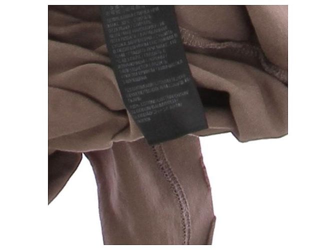 Camiseta Balenciaga com logo marrom de algodão - vista 7